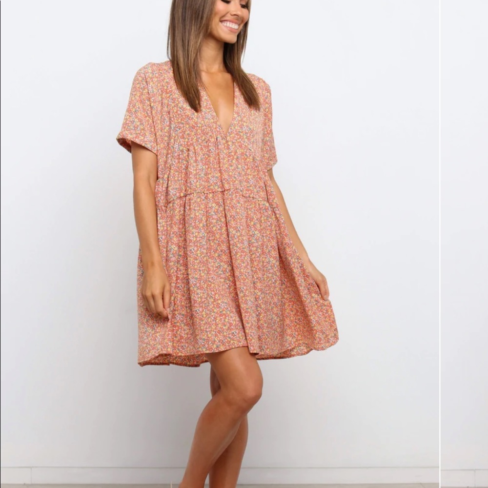 Jaddison dress orange size small/medium